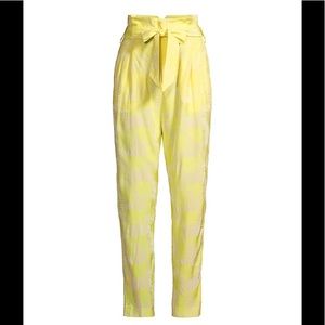 Equipment Cropped Pants in yellow
